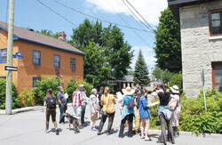 Aylmer residents contributed to planning the future of Old Aylmer during an exploratory walk organized by the Ville de Gatineau on Saturday, June 11 . 