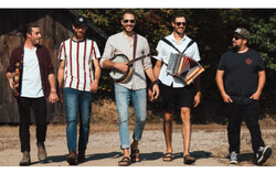 Le Diable à Cinq brings their explosive blend of traditional Quebecois music and modern energy to Aylmer this February, promising a night of foot-stomping rhythm and folk-fuelled celebration. Photo: Courtesy