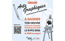 Affiche du concours (4 février 2026). Photo : Gracieuseté de Secondaire en spectacle - Outaouais
