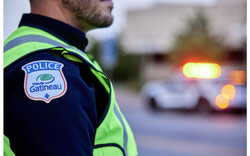 Policier du SPVG (9 mars 2026). Photo : Gracieuseté du Service de police de la Ville de Gatineau