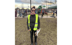 Gabrielle Rivest lors du « Méga vendredi DJ » au parc du Renard, le 3 avril. Crédit photo : Jude Osmond