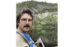 As Penser l'eau autrement, a regional forum in Gatineau, confronted a future of more frequent flooding across the Ottawa River watershed, MRC de Pontiac environment coordinator Jacob Demers traced the region's high water back through a century of building in the floodplain and into a warming climate that is turning snow into rain. Photo: Courtesy