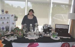 Gianna Franco from Beads, Baubles & Beyond at the local artisan’s market on July 4 2026. Photo: Jude Osmond