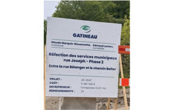 Des travaux de jour et de nuit prévus sur la rue Joseph du 9 au 12 juillet 2026. Crédit photo : Edmond Leclerc
